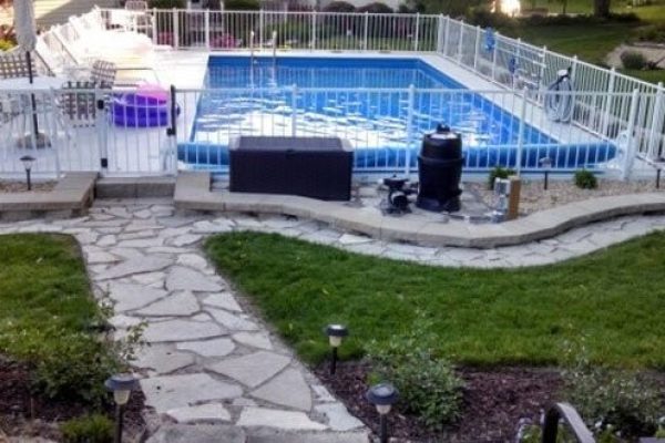 pool patio material